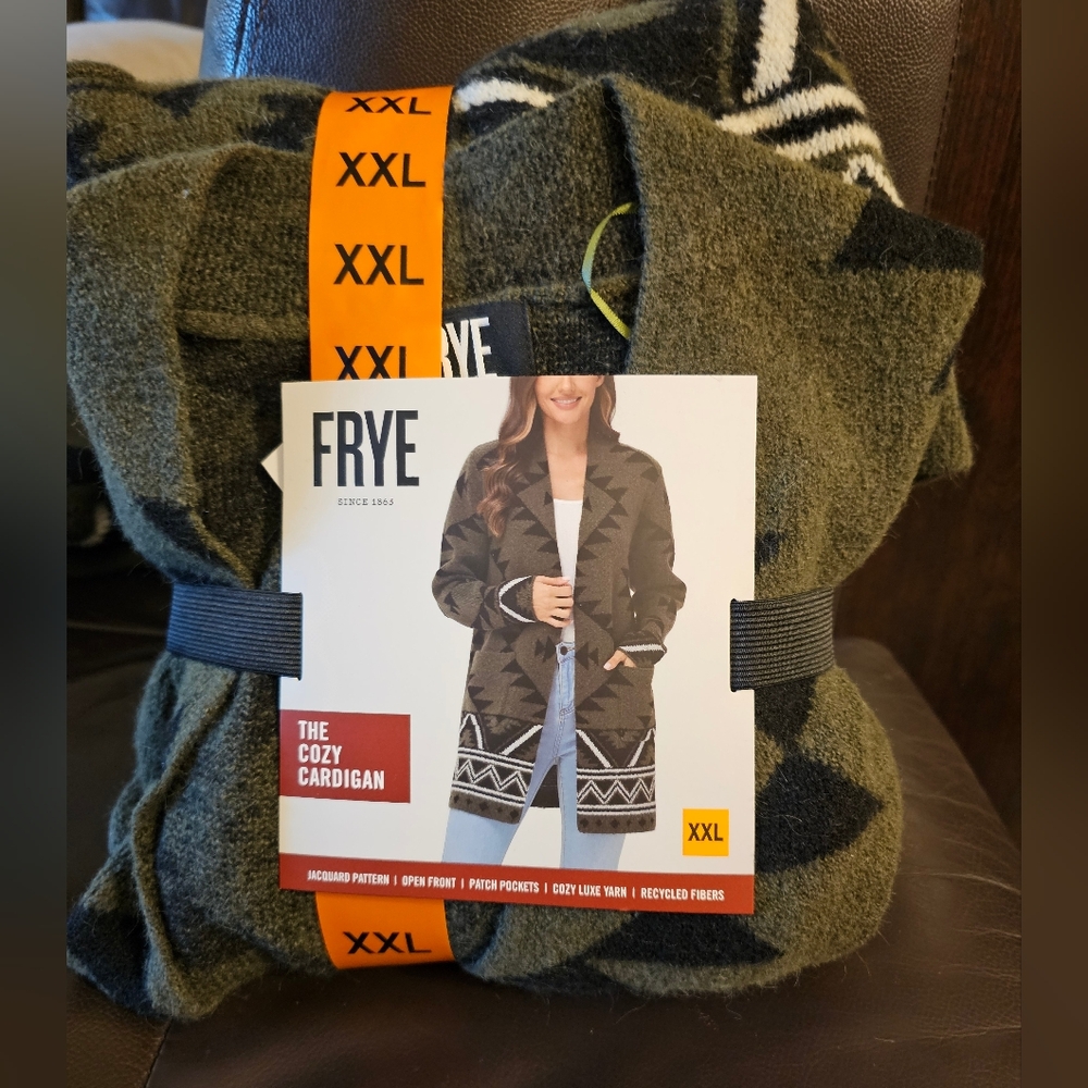 Frye Ladies' Patterned Cardigan Sweater, nwt